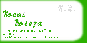 noemi moisza business card